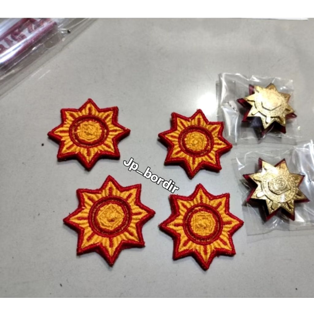 Pin IPDN Bordir timbul EXCLUSIVE best seller READY STOK