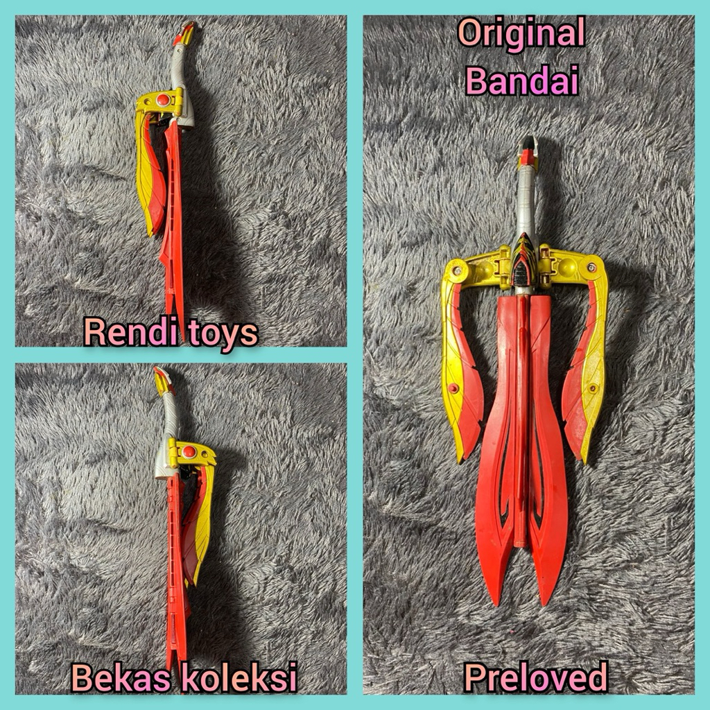 Pedang DX Helios Flame Bima-X Original Bandai | Bekas Koleksi | Rendi Toys