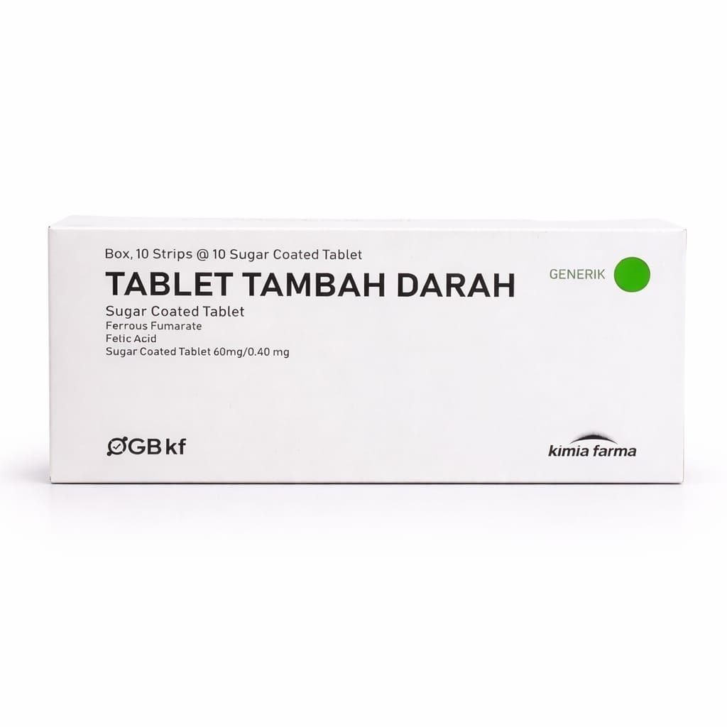 Tablet Penambah Darah Kimia Farma Box 100 Tablet