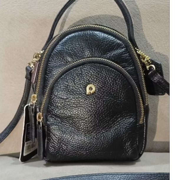 TAS SELEMPANG PAPILLON K 3405 SEKEN WARNA HITAM MULUS BANGET