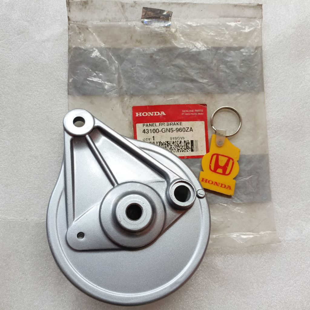 PANEL RR BRAKE PANEL TUTUP TROMOL BELAKANG HONDA ASTREA PRIMA GRAND BULUS ABU ORIGINAL
