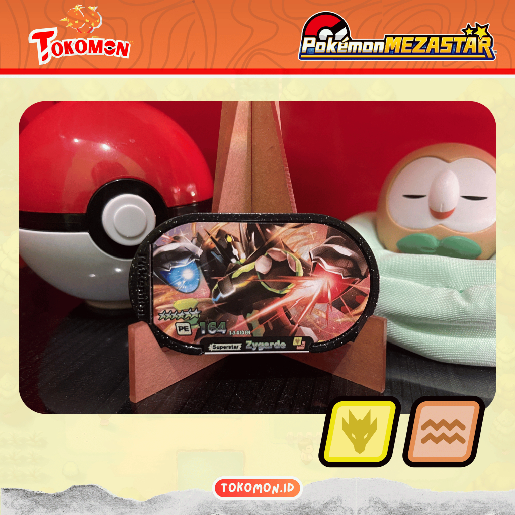 Mezatag Pokemon Original Zygarde Stardust 3