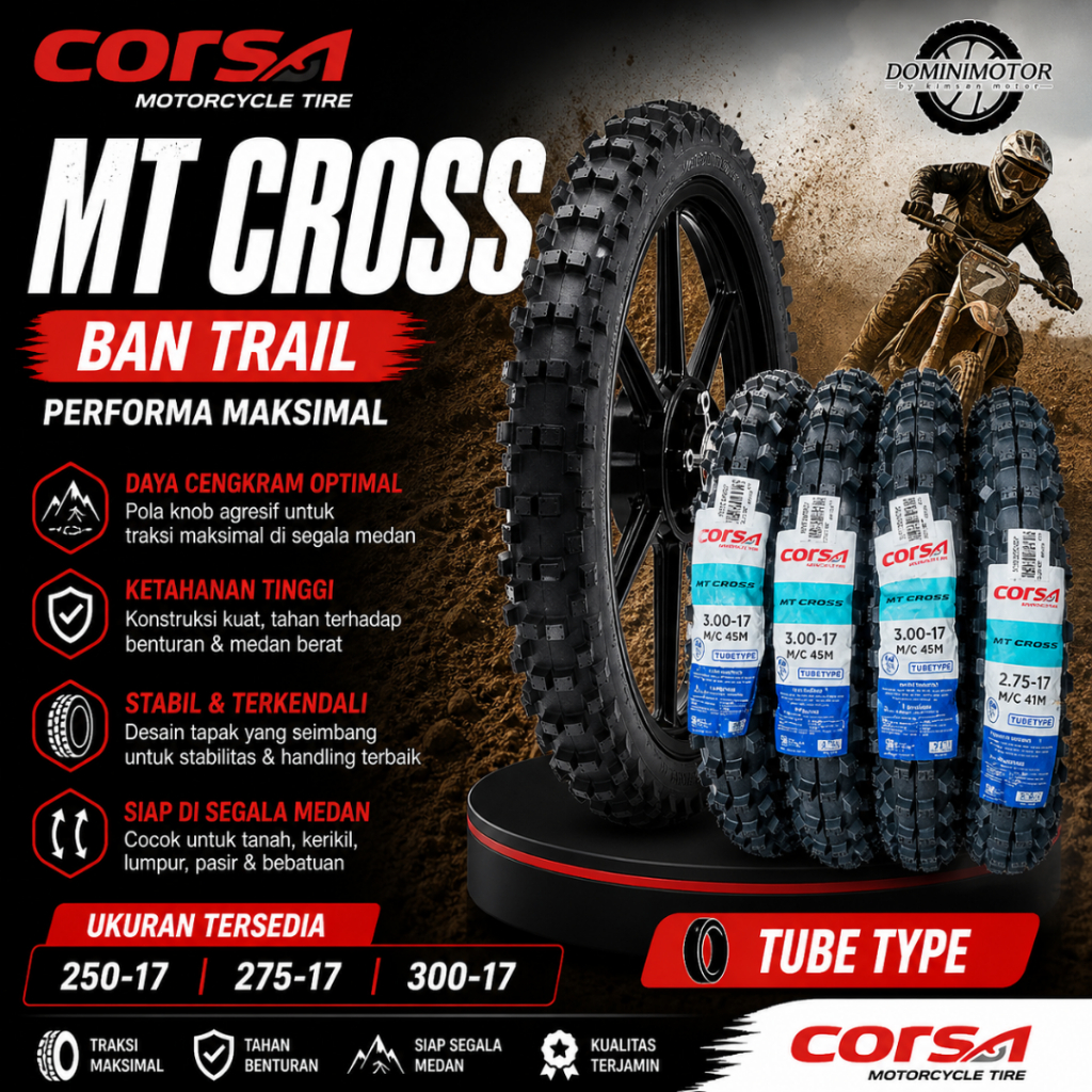 CORSA Mt Cross Ring 17 Ban Motocross Ring 17