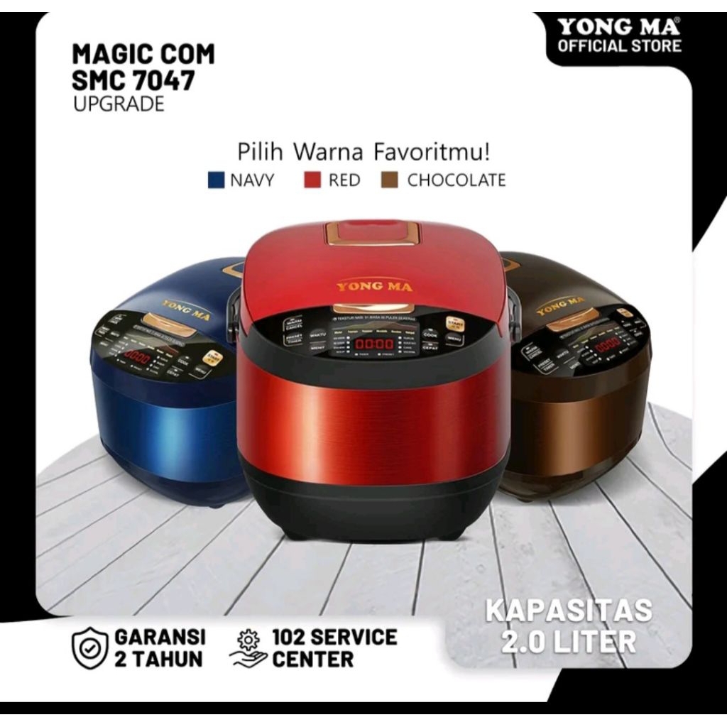 YONGMA MAGIC COM DIGITAL SMC7047/SMC7047/RICE COOKER 2LITER YONGMA SMC7047 YONGMA 2LITER SMC7047 MAG