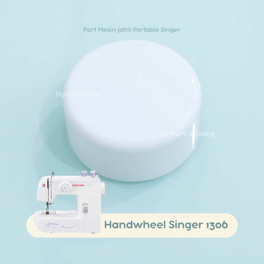 Handwheel Mesin Jahit Singer Portabel 1306 / Putaran Tangan Samping Singer 1306 Portable / Sparepart