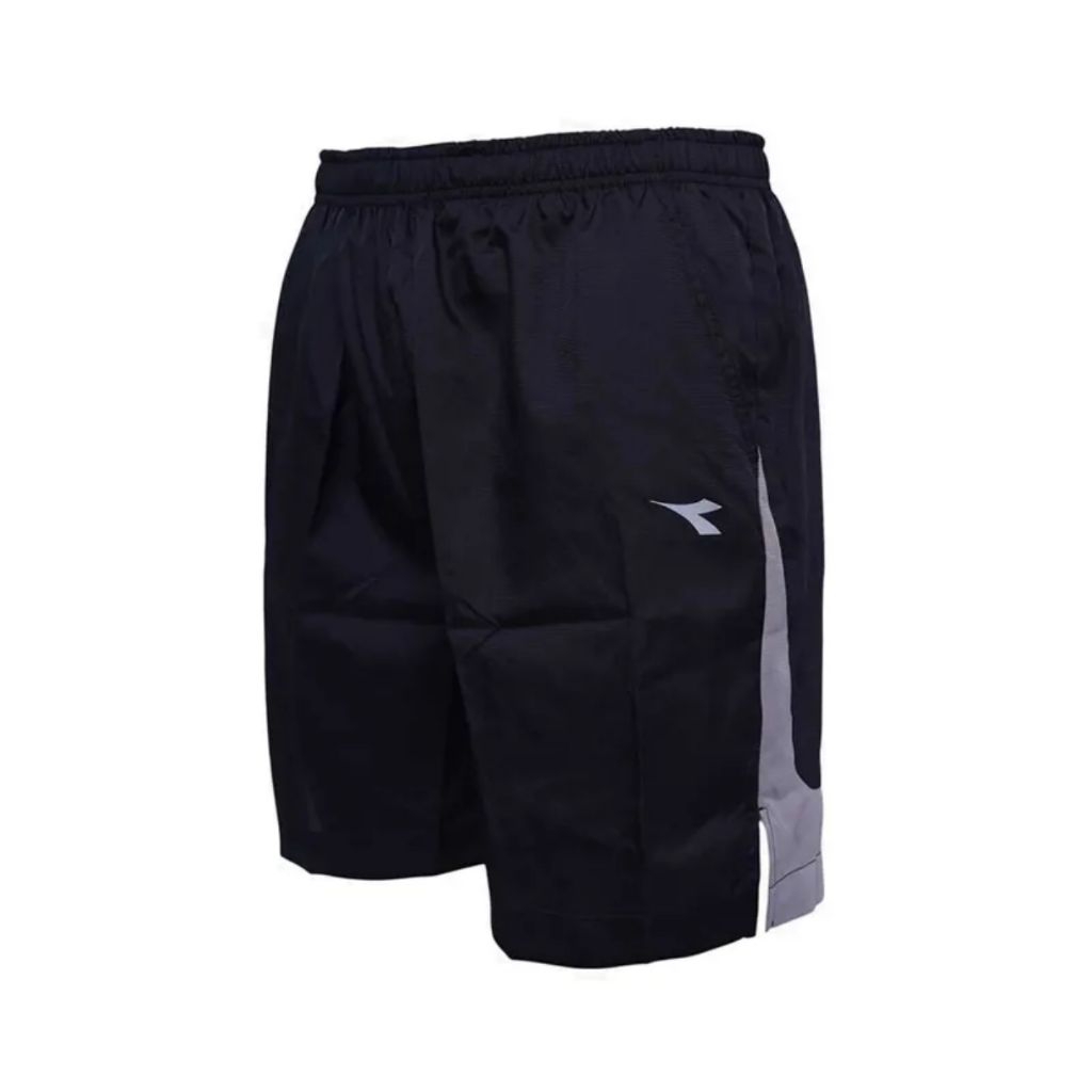 CELANA OLAHRAGA PRIA DIADORA NANDO MEN'S BLACK GREY SHORT NEW ORI BNIB SPORT