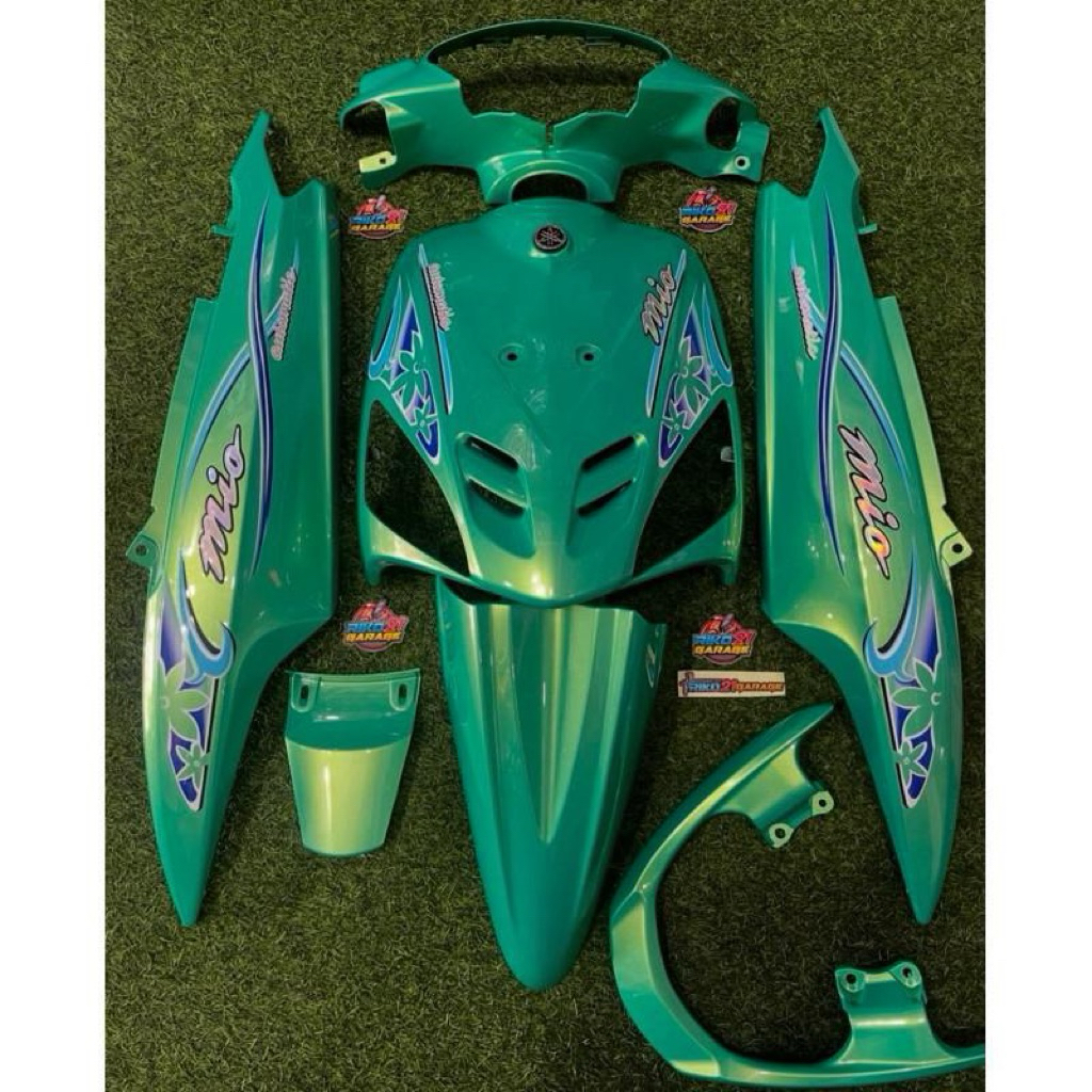 Cover body full set bodi halus Yamaha Mio sporty/smile plus striping mio amore dan behel amore