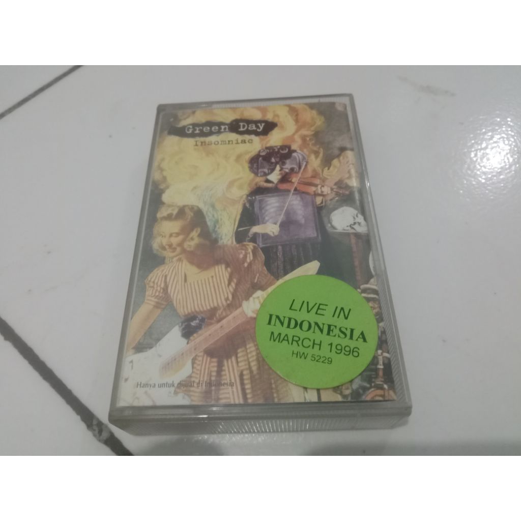 Kaset Pita Greenday Insomniac