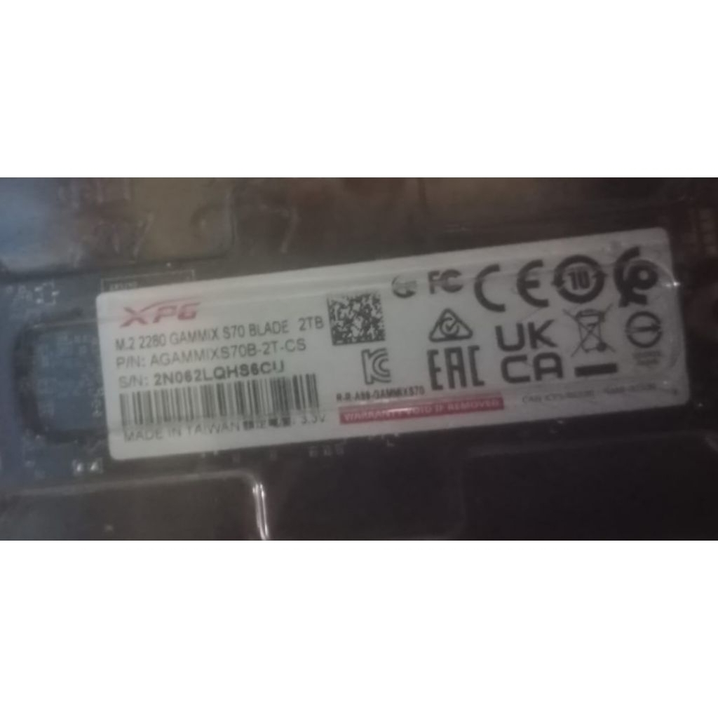 SSD NVMe Gen4 Adata Gammix S70 2tb