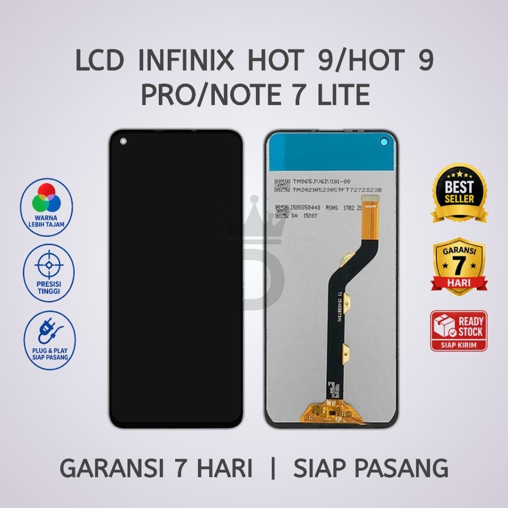 LCD TOUCHSCREEN INFINIX HOT 9/HOT 9 PRO/NOTE 7 LITE FULLSET