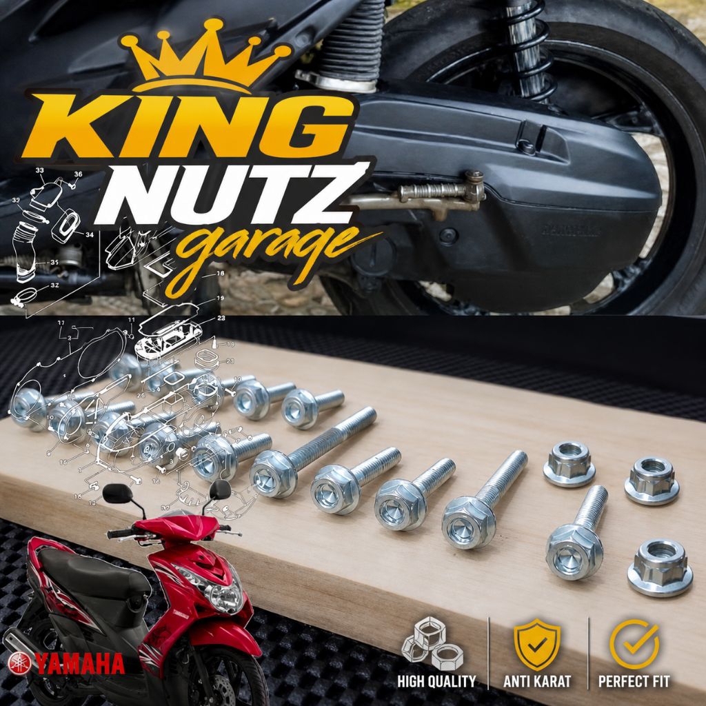 Baut Blok CVT Yamaha Mio Soul (Mode Dua Kunci) 2008-2011
