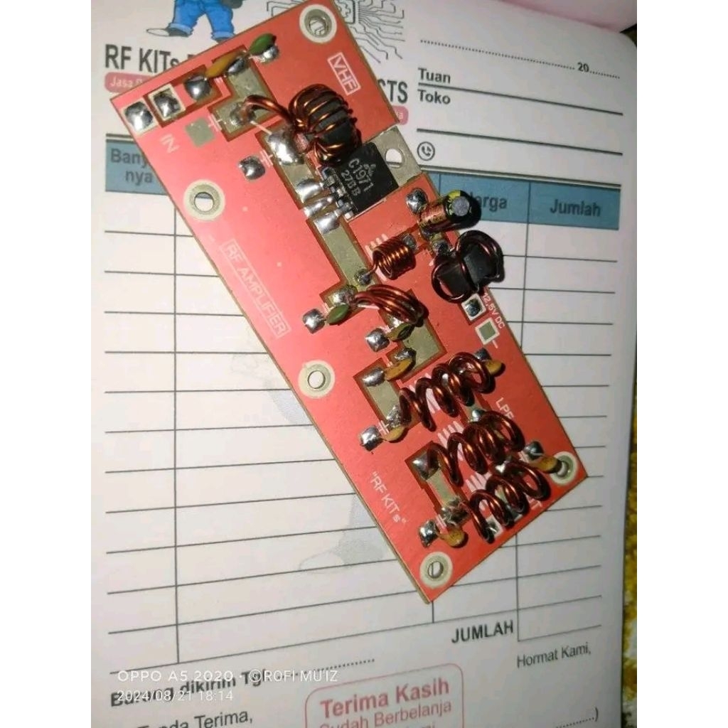 BOSTER Pemancar FM 79Mhz Frekuensi lain tuning sendiri