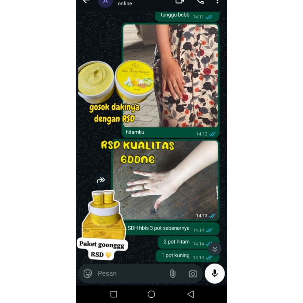 Body Lotion RSD superr whitening