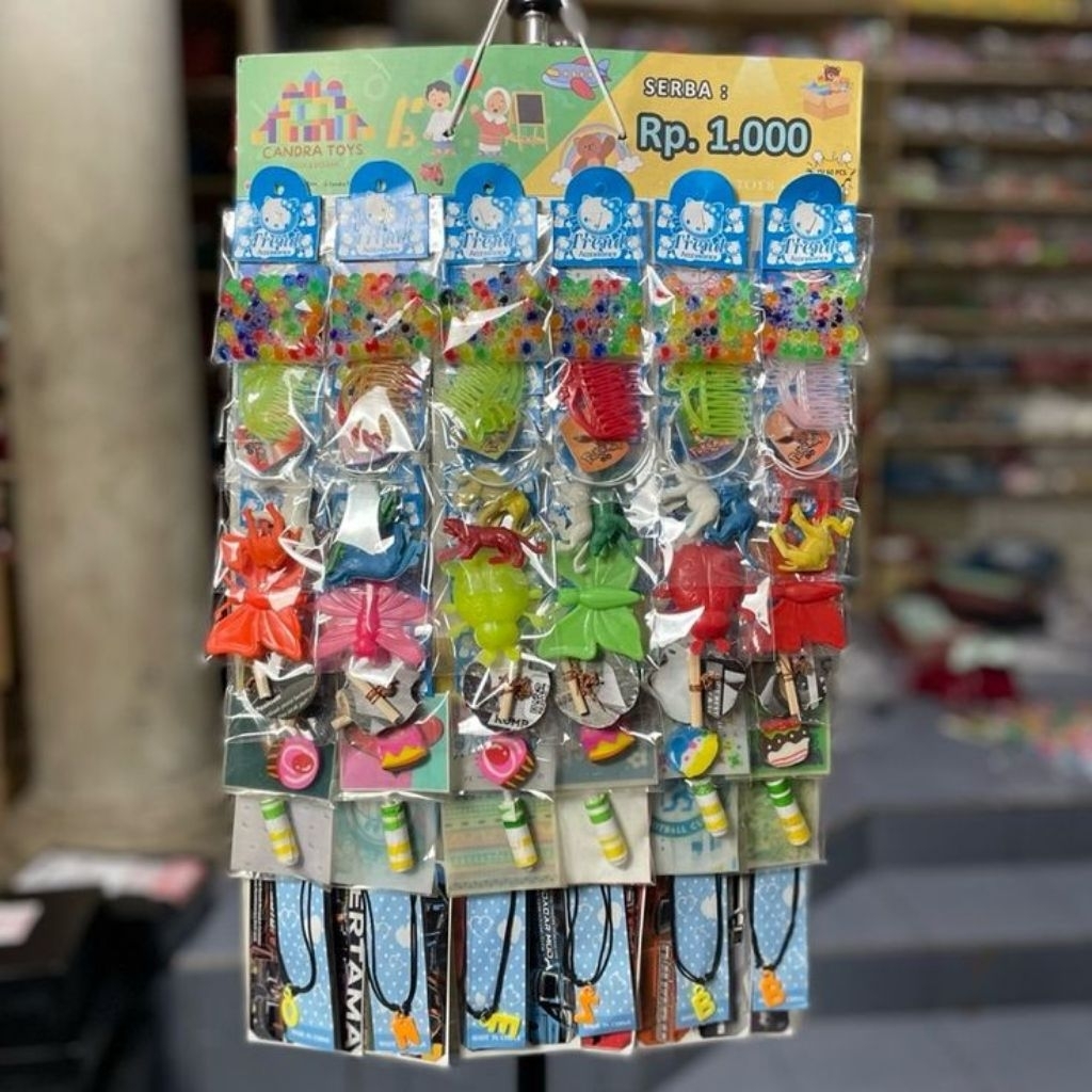 mainan serba 1000 isi 25pcs