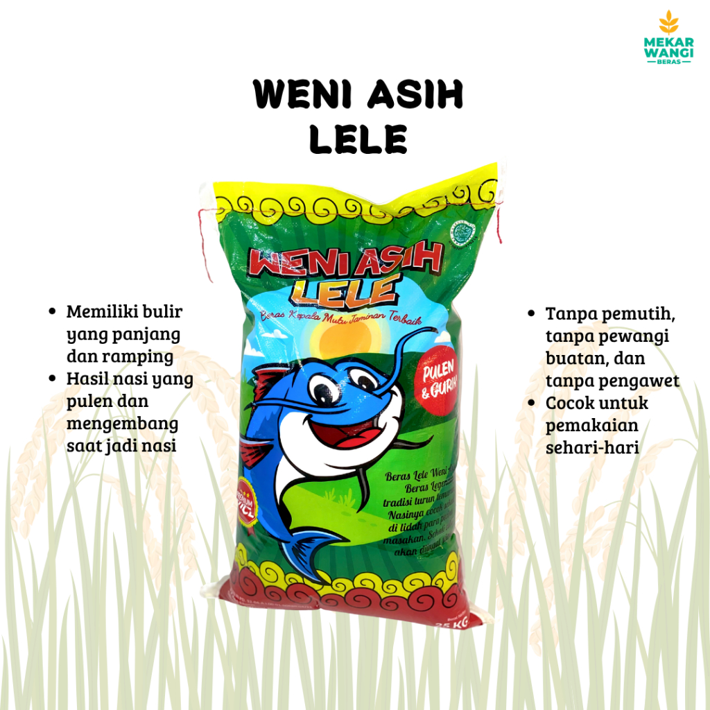 BERAS WENI ASIH LELE 25kg