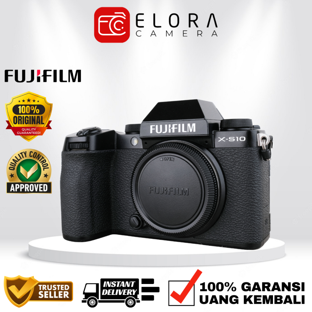 Fujifilm X-S10 Kit 15-45mm / Kamera Mirrorless Fujifilm X S10 Body Only / Fujifilm XS10 XS-10 Kit BO