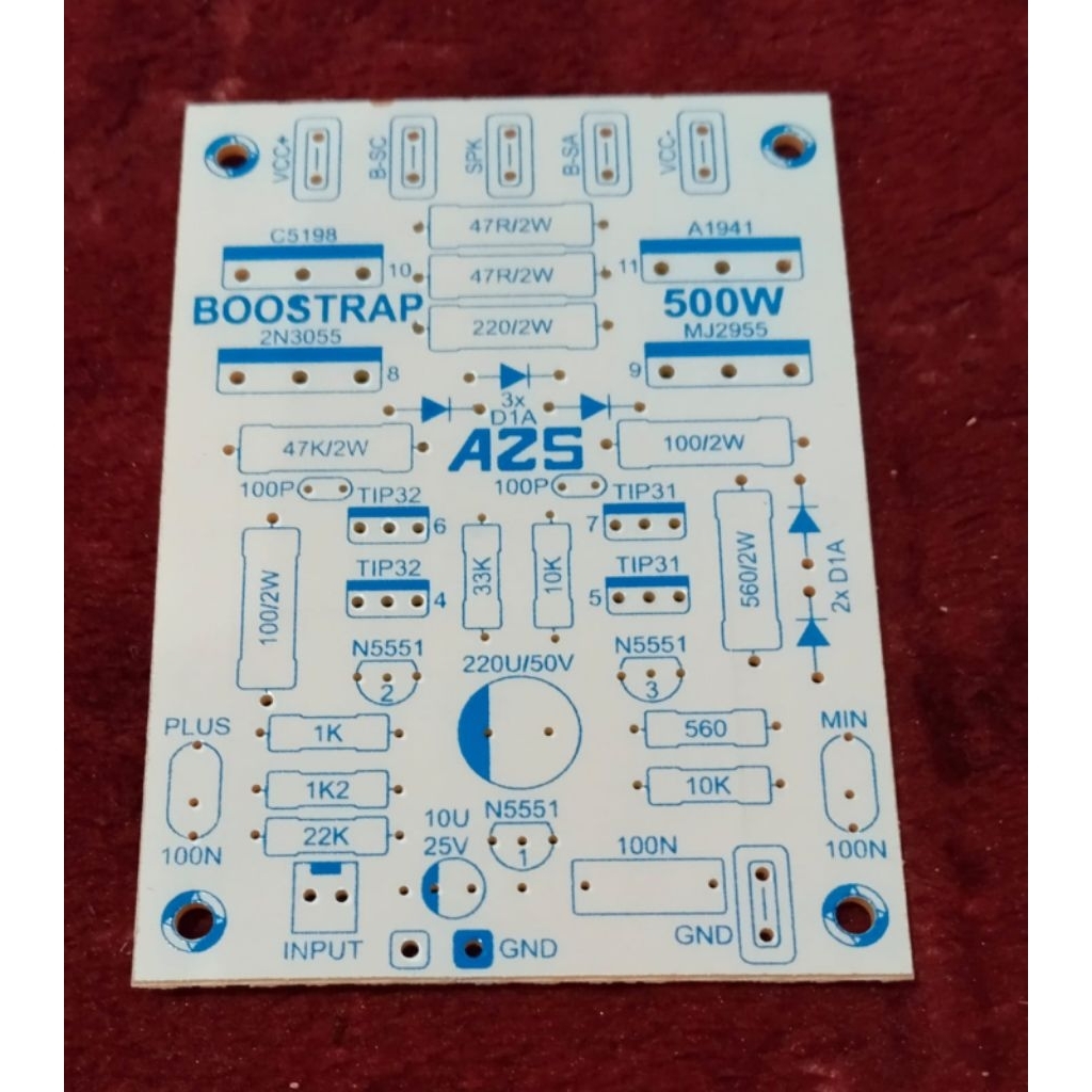 PCB Power Amplifier 500W MICRO BOSTRAP TEF Tipe SH 998