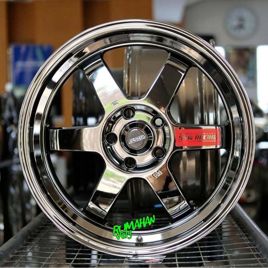 velg TE37V ORIGINAL SSW THAILAND r18 lebar 8,5 pcd 5x114,3 ET 40 velg mobil ring 18 pnp mobil r16 re