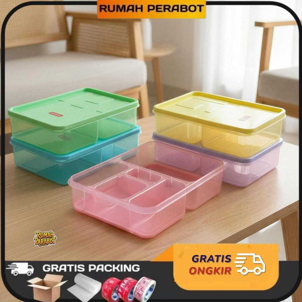 Lunch Box Kotak Makan 5 Sekat Ompreng Anak Kotak Bekal MISTING 5 Sekat
