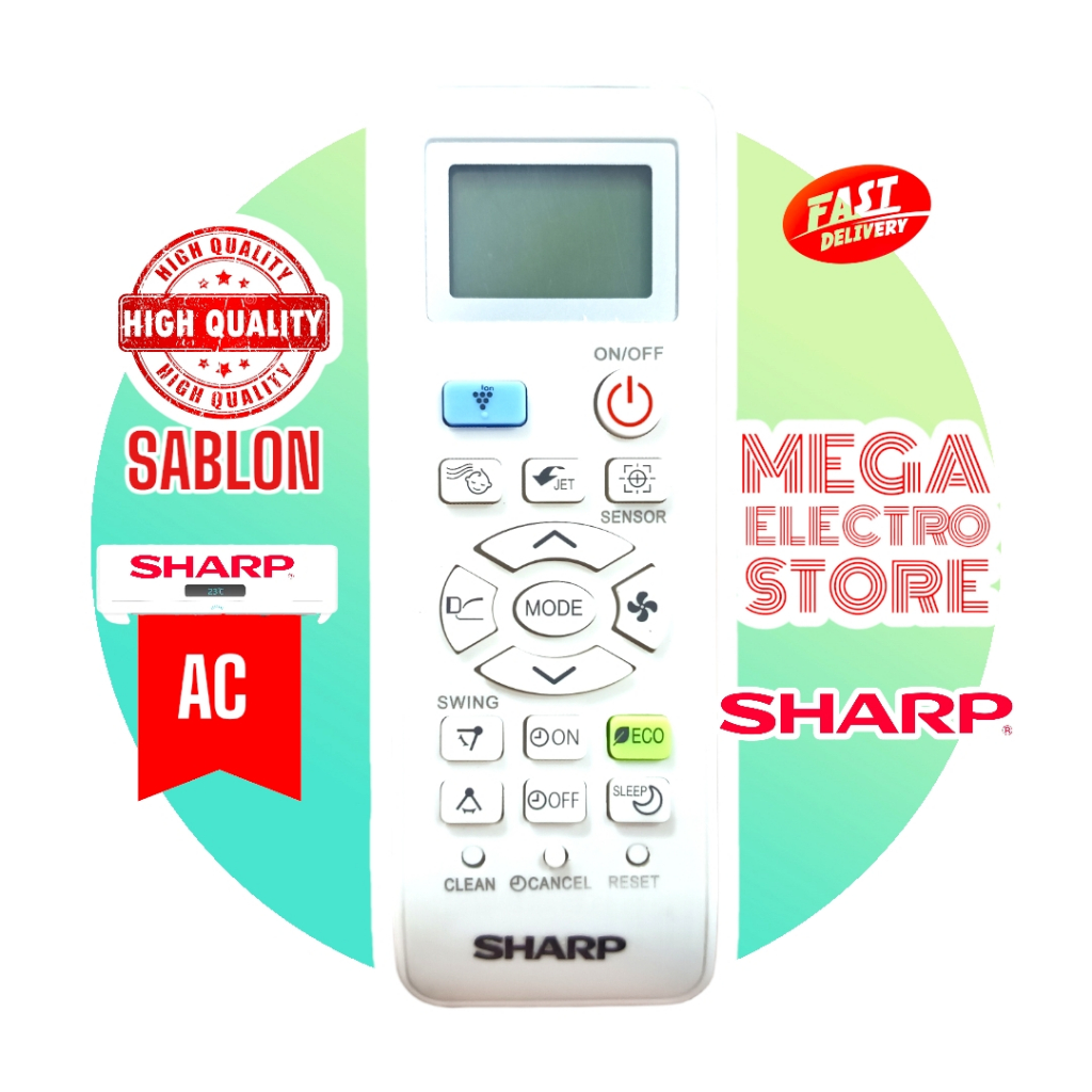 REMOTE / REMOT AC SHARP ION PLASMACLUSTER GRADE ORI