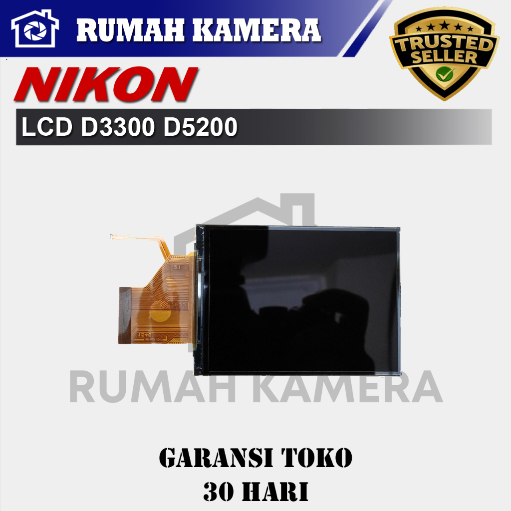 LCD Kamera Nikon D3300 D5200 With Backlight Second