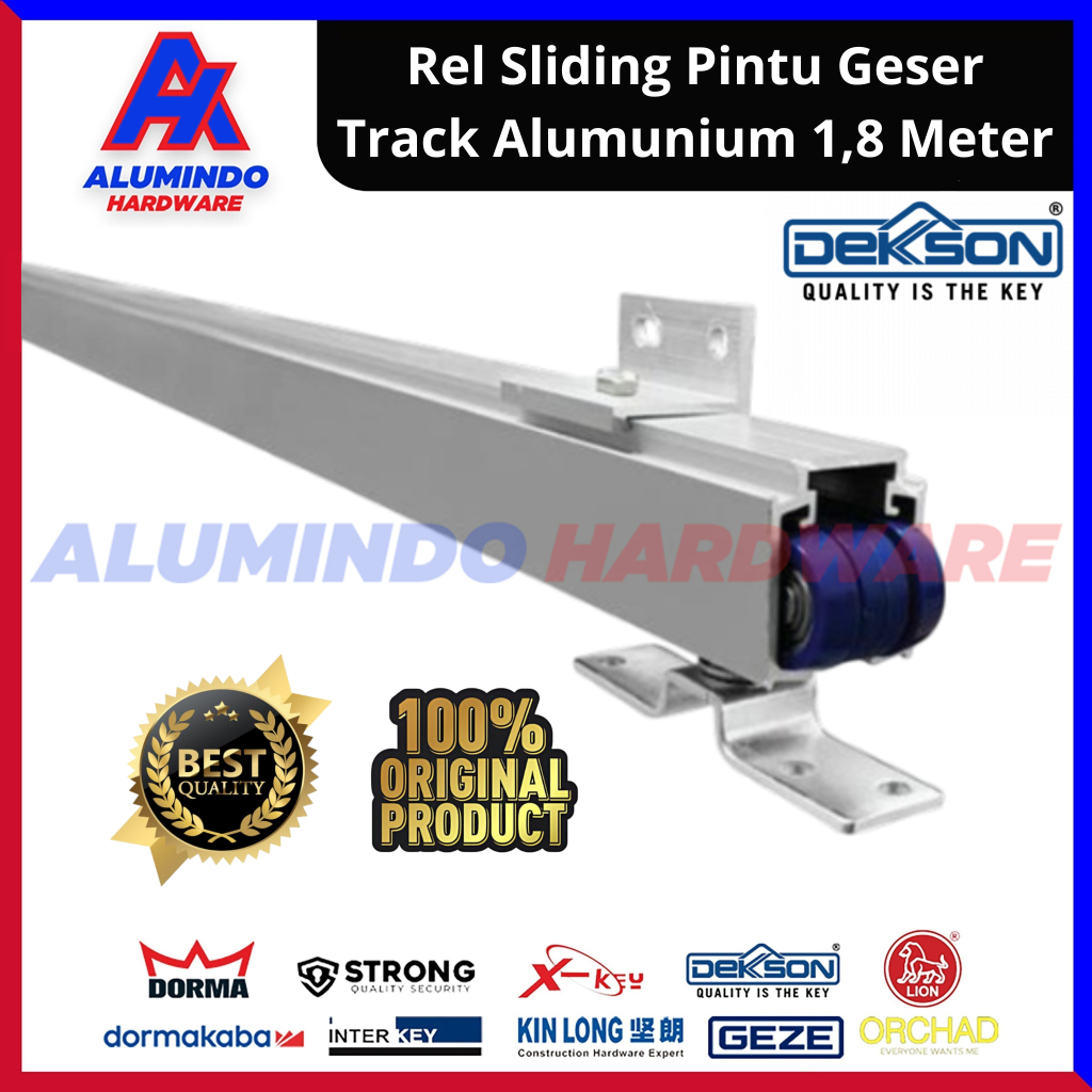 Rel Pintu Sliding Dekson 8701 D3 1.8M Rail Sleding Pintu Geser Dekson