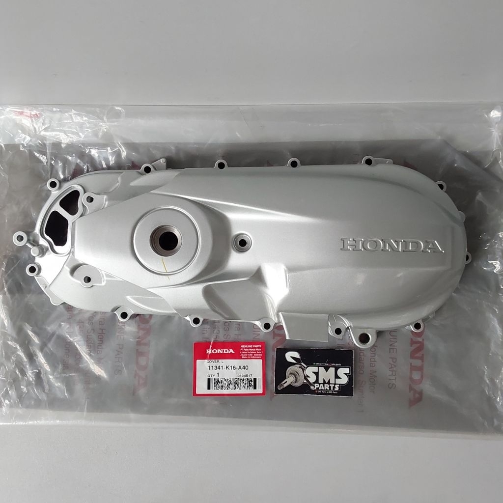 Cover L Side Cover Bak CVT Silver Scoopy FI eSP Stater Halus (2015 - 2017) Original 11341 K16 A40