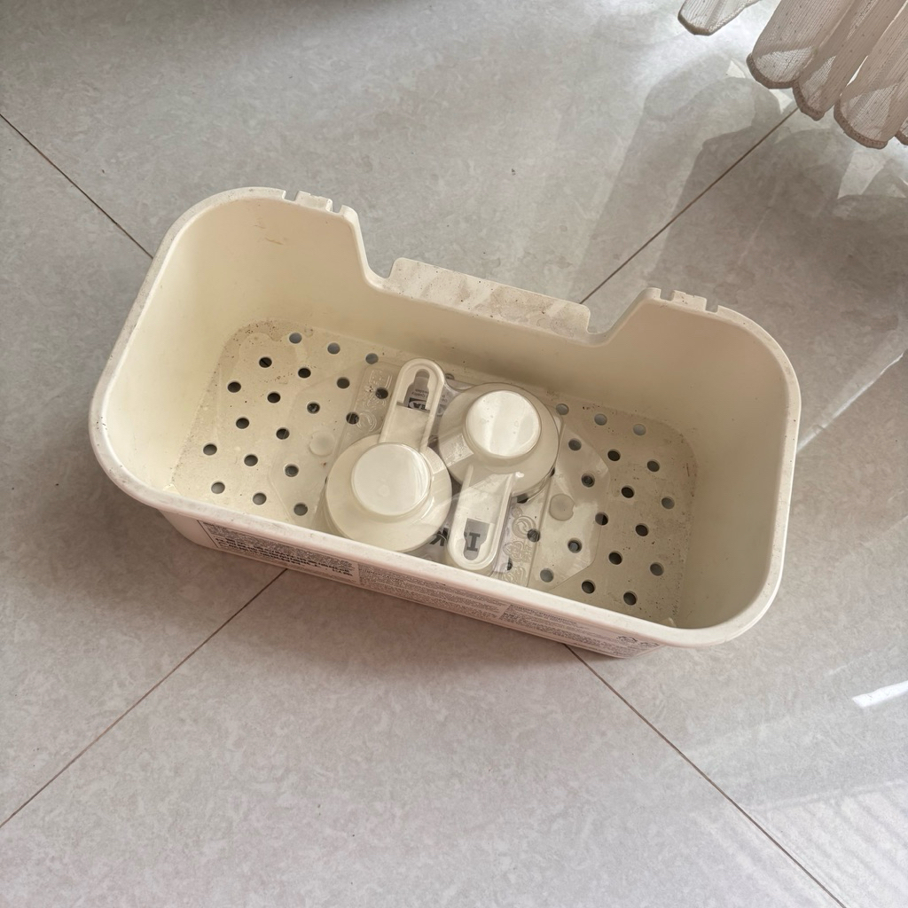 IKEA TISKEN Rak Tempel / Shower Caddy Suction Cup | Rak Kamar Mandi Serbaguna