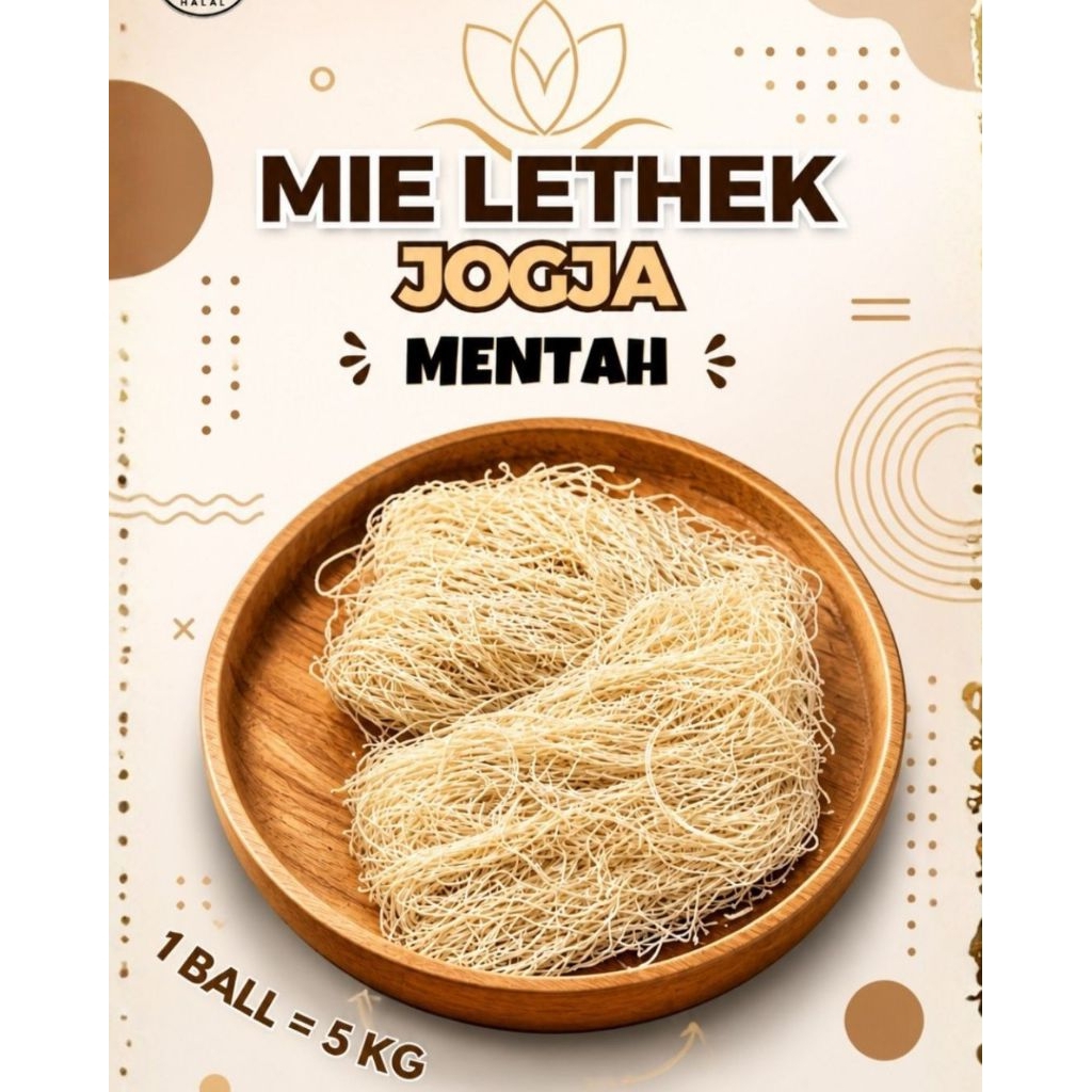 MIE LETHEK JOGJA MENTAH KUALITAS SUPER ENAK