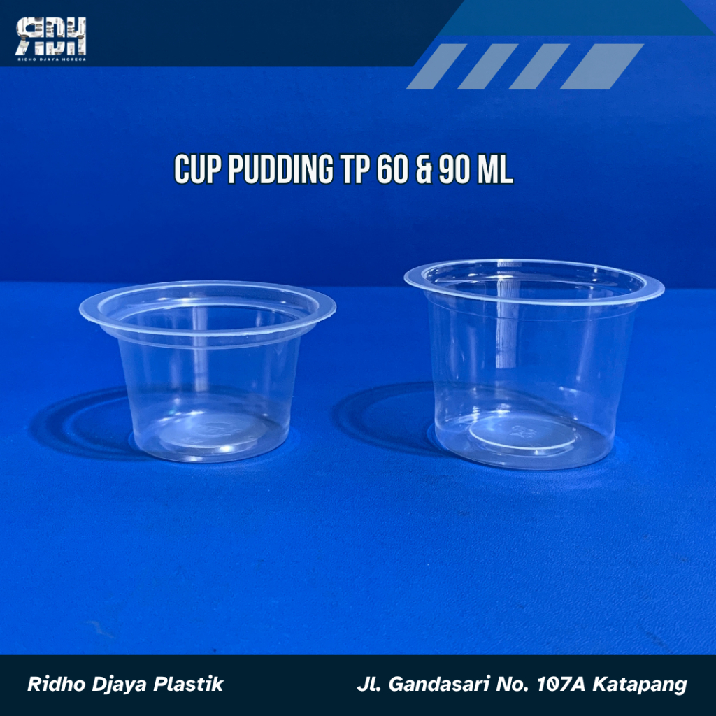 Cup Pudding TP 60ml & 90ml - Cup Pudding - Kemasan Makanan