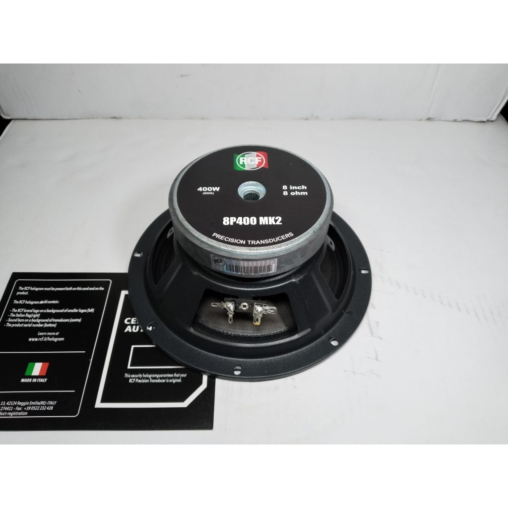 Speaker RCF 8inch 8P400MK II/ speaker rcf midel 8inch kualitas bagus,suara bagus