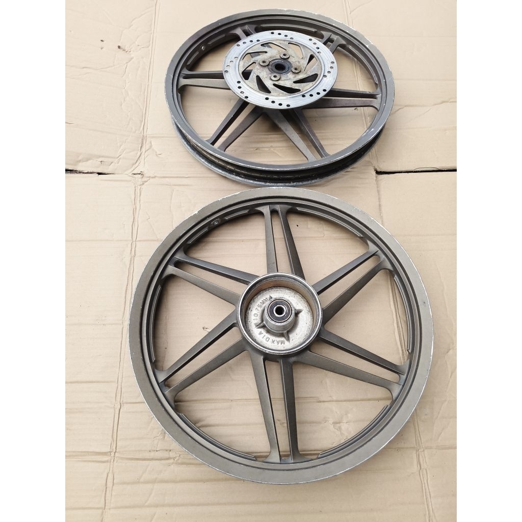Velg Depan Belakang Kawasaki Zx 130 ZX 130 Kawasaki Edge ENKEI original cabutan