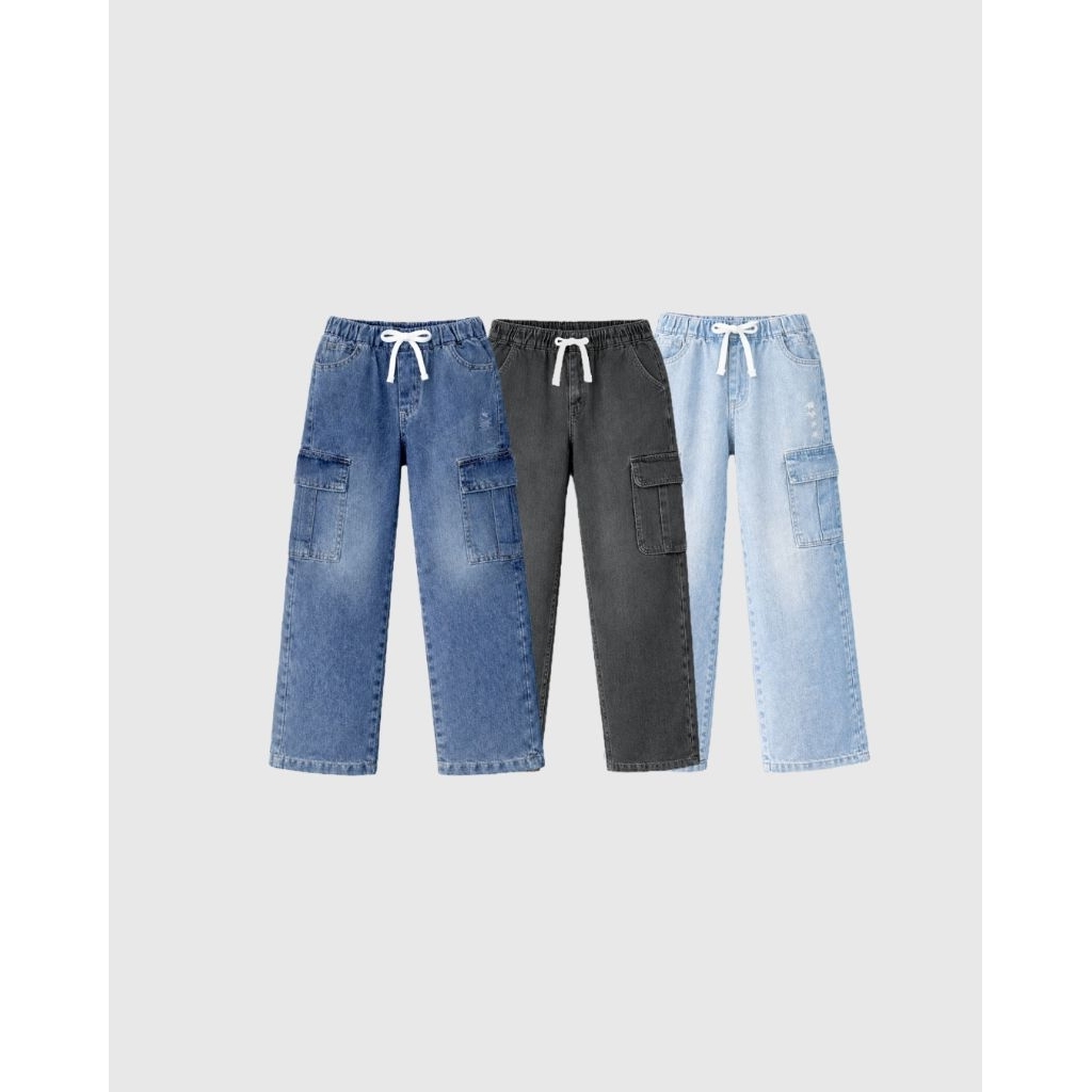 celana jeans cargo anak laki-laki zeven Sea /Celana jeans skena anak laki-laki