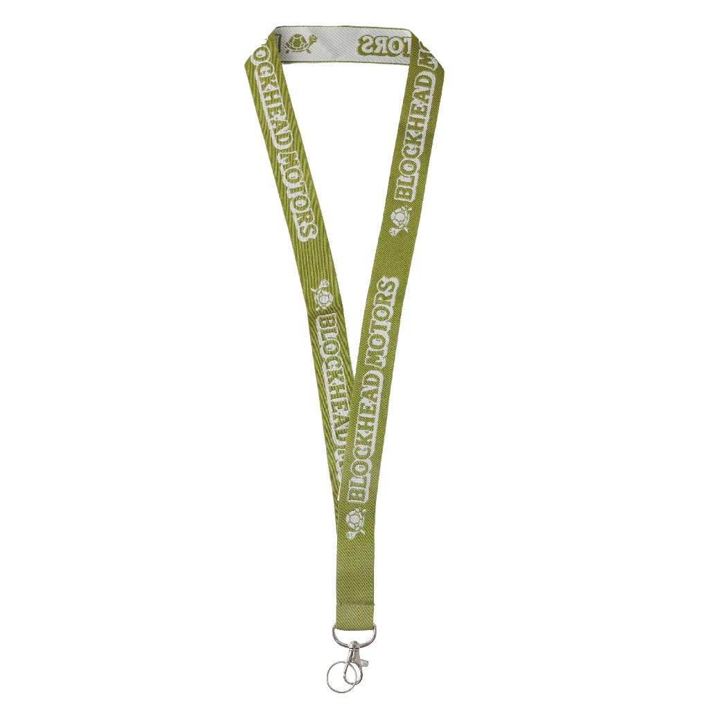 BLOCKHEAD MOTORS NECK STRAP (OLIVE)
