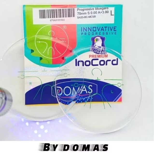 LENSA KACAMATA PROGRESIF INOCORD PREMIUM BLUGARD COATING by DOMAS