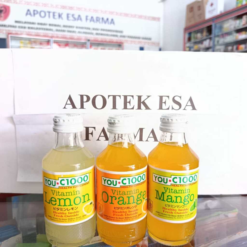 You C 1000 Minuman Vitamin Orange Botol