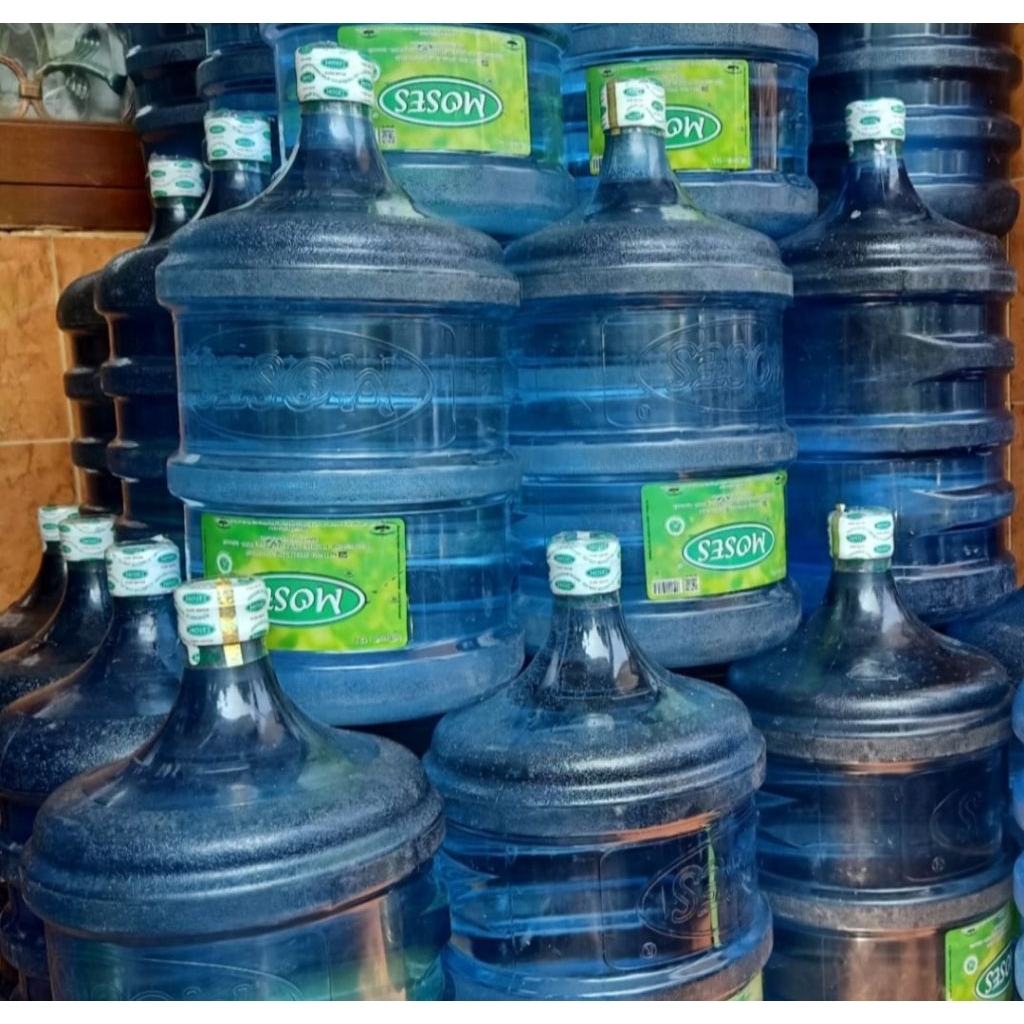 1 Galon Air Minun Murni Moses 19 Liter
