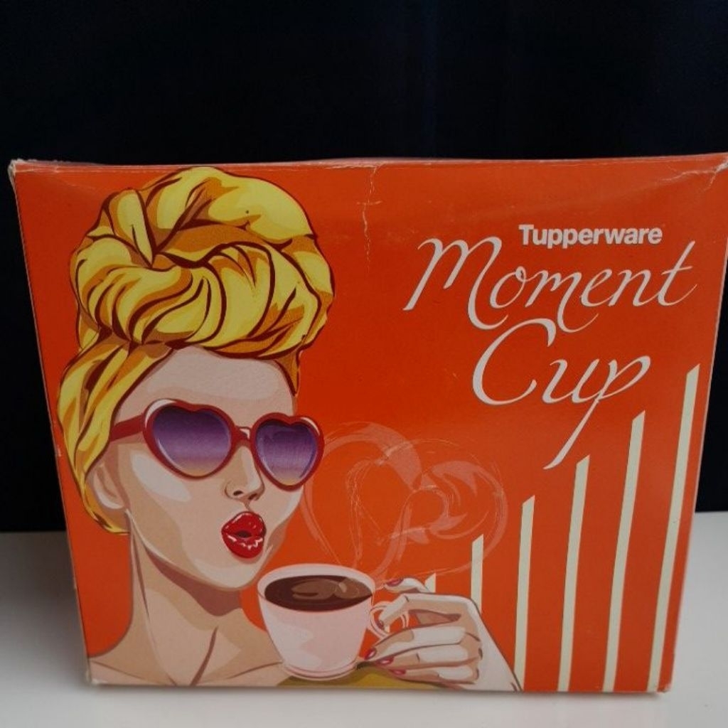 moment cup tupperware / cangkir set tupperware