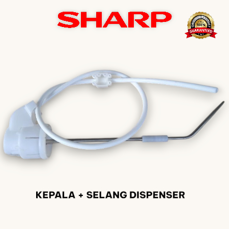 Kepala galon + selang dispenser Sharp galon bawah