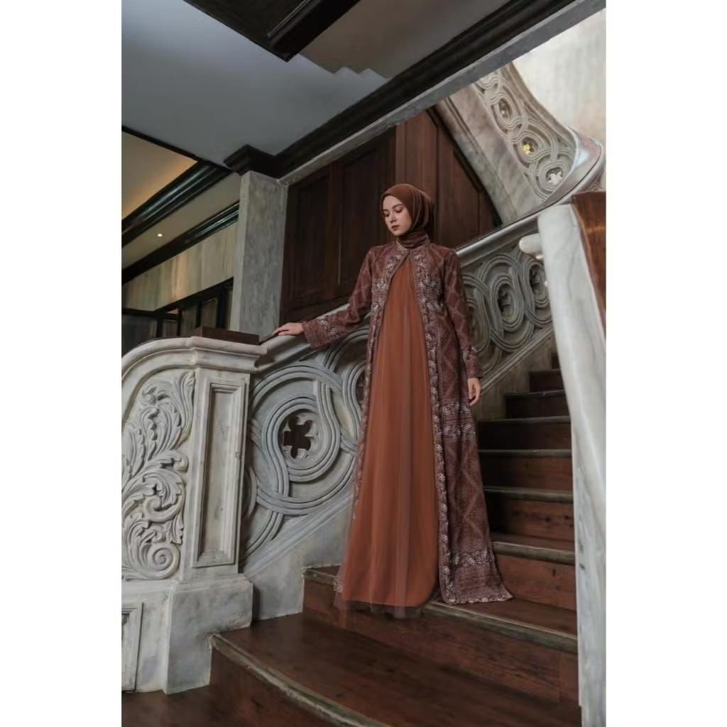 JAWHARAA SIGNATURE FAMILY SET BY JAVINA ORIGINAL/JAVINA OFFICIAL/GAMIS ORIGINAL/FAMILY SET/SET FAMIL