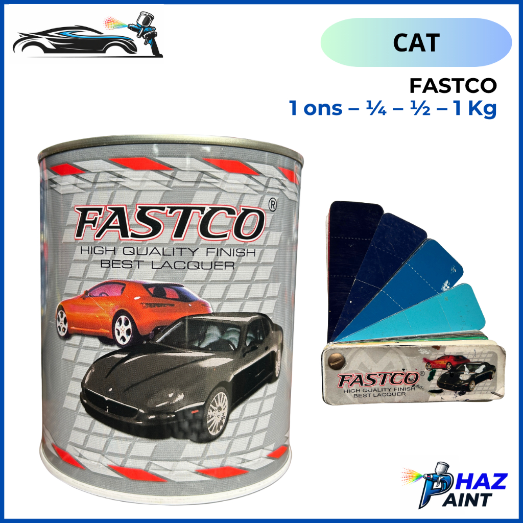 Fastco Biru Blue | 1407 Indigo Blue 9130 Atlantic Blue 396T Cyanine Blue 4455 MD Blue II | Cat Duco 