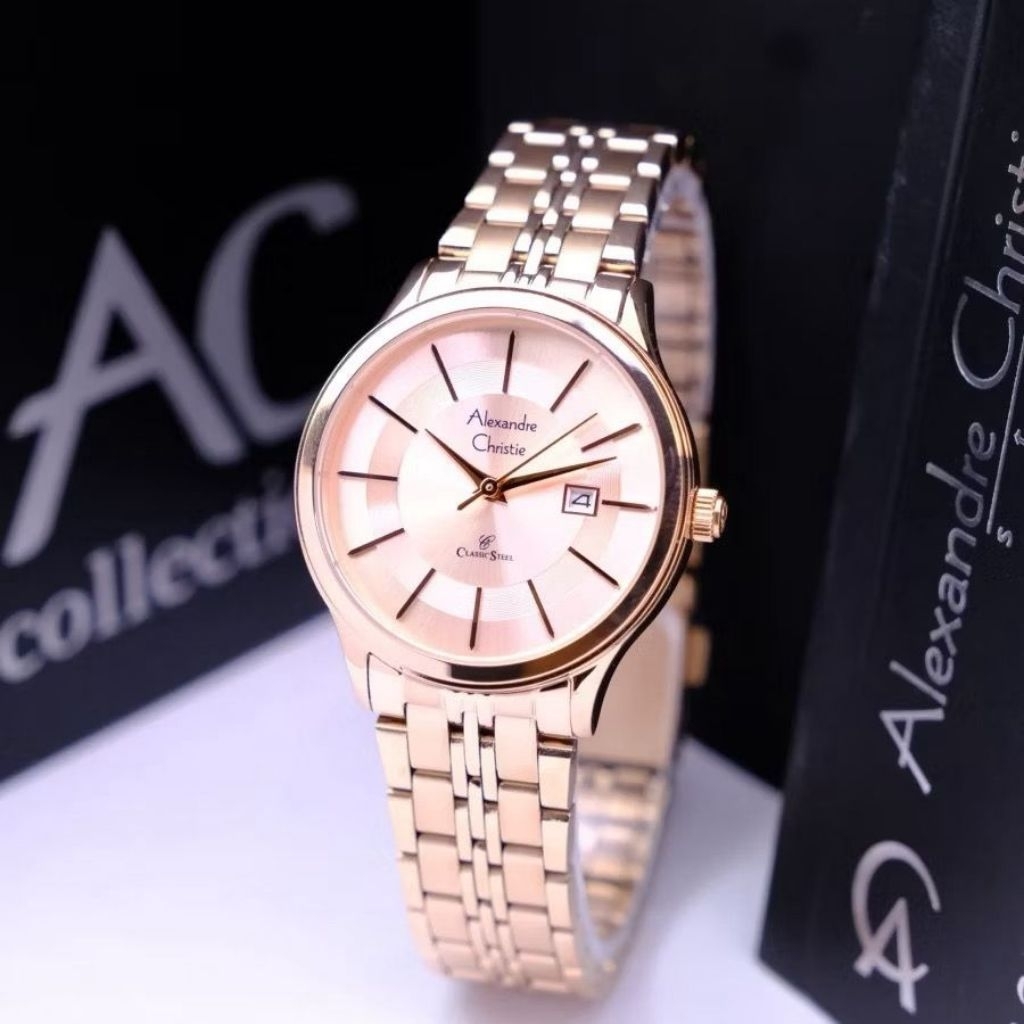Jam Tangan Wanita Alexandre Christie 8348 AC8348 AC 8348LD [ORIGINAL]