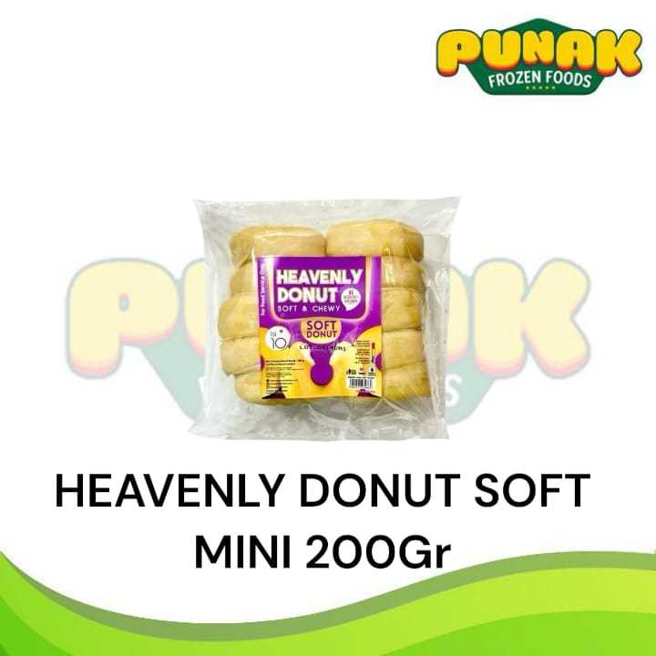 HEAVENLY DONAT FROZEN DONUT SOFT MINI 200GR