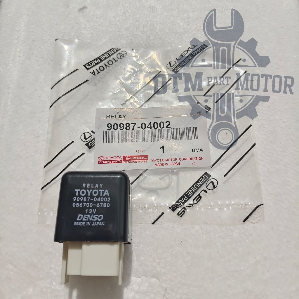 RELAY RILEY AC 12V KAKI 5 TOYOTA KIJANG GREAT COROLLA STARLET SOLUNA CORONA 90987-04002