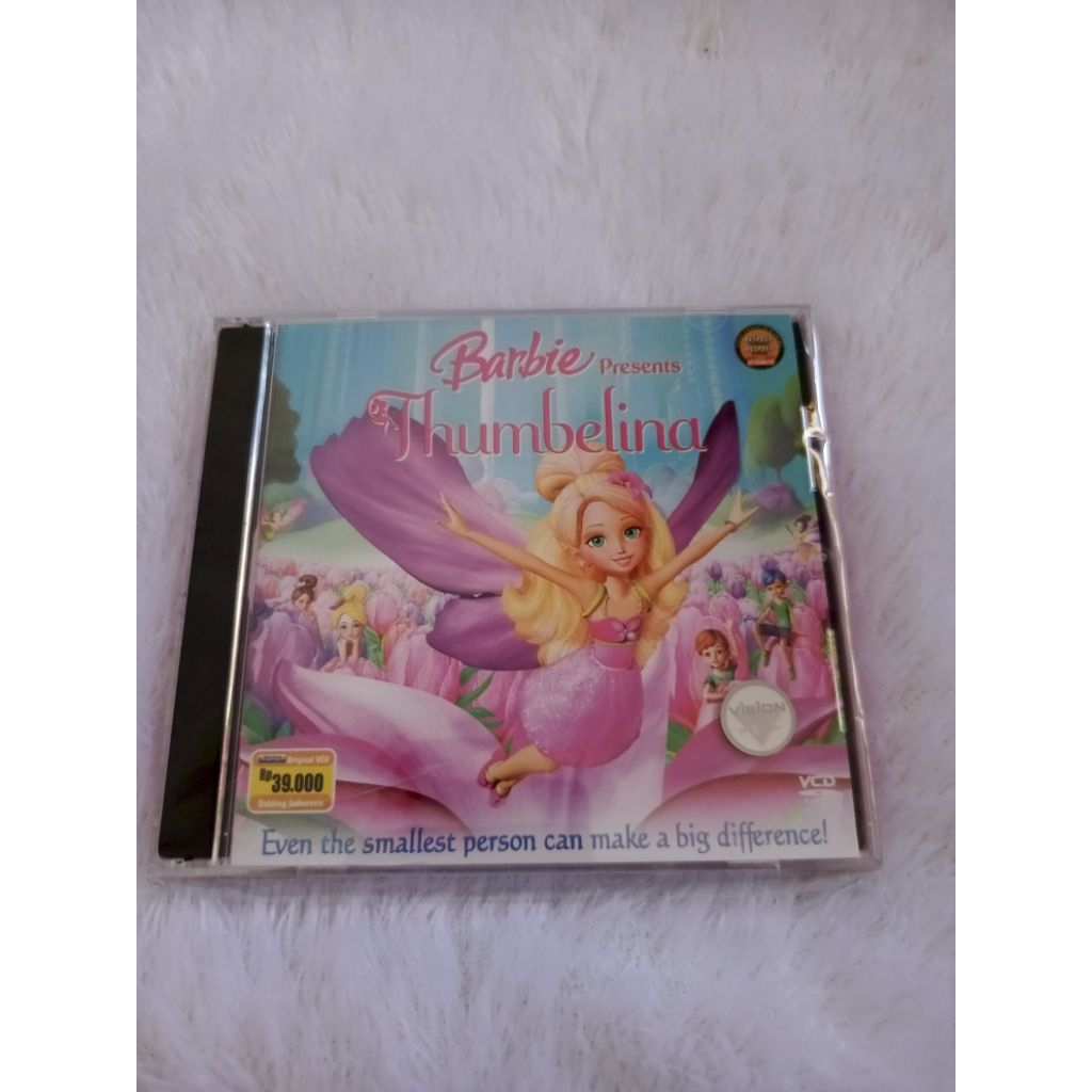 vcd original barbie thumbelina