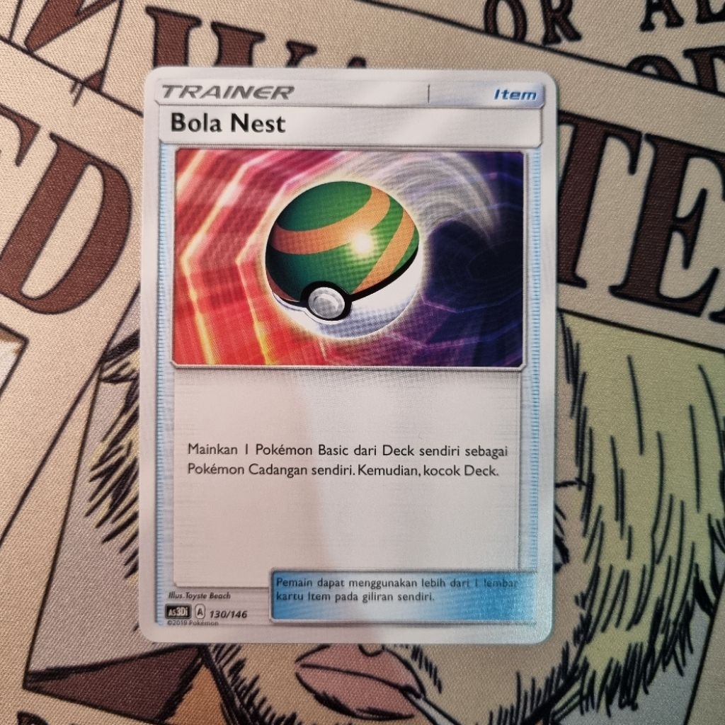 Bola Nest Item Pokemon TCG Indo