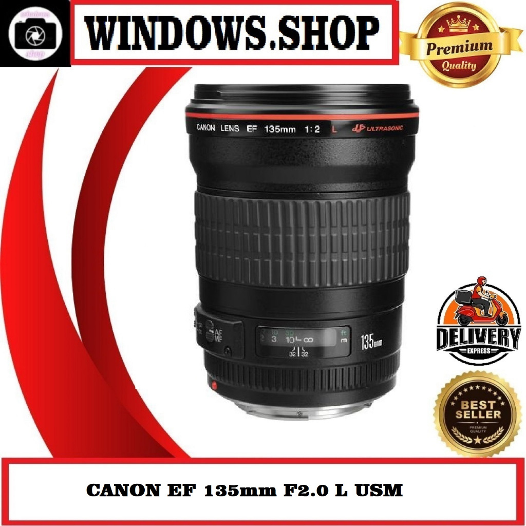 LENSA CANON EF 135mm F2.0 L USM / Canon 135mm F2 L USM