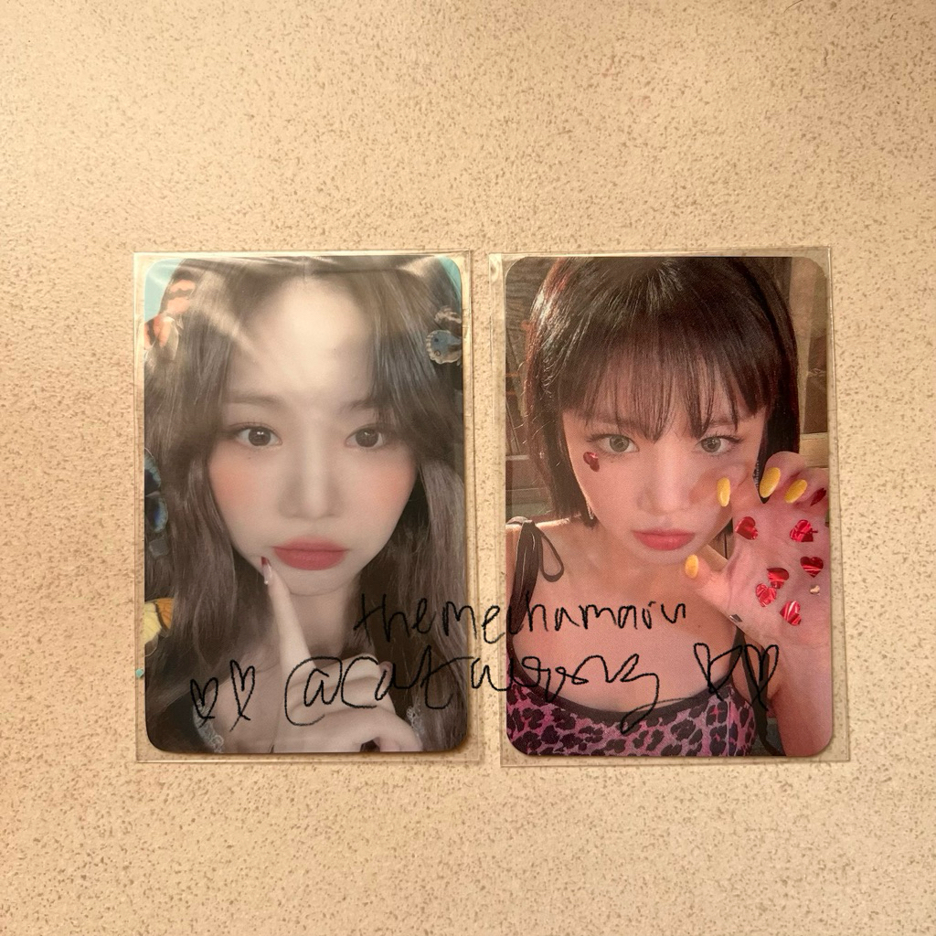 Photocard PC Soojin Nabi Kupu-kupu
