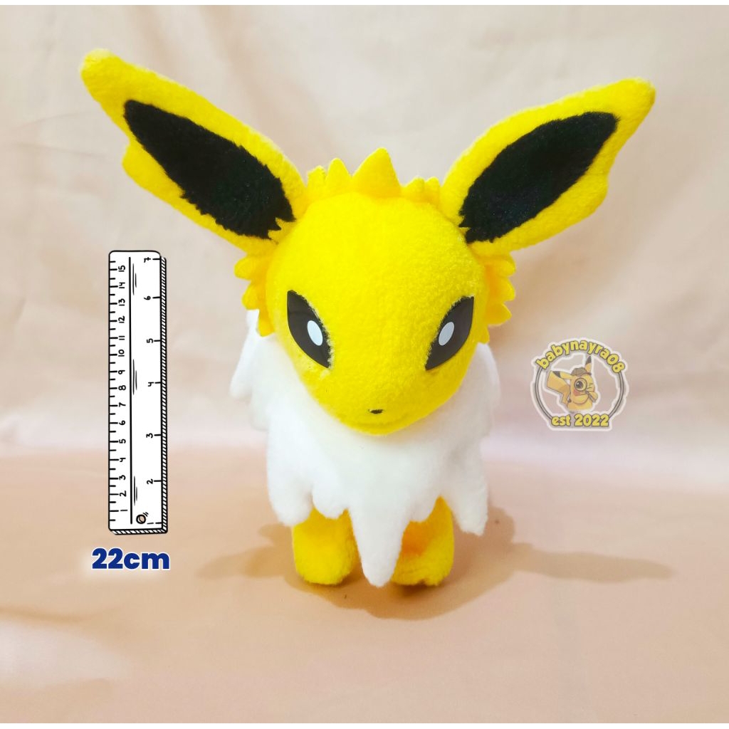 JOLTEON EEVEE EVOLUTION POKEMON PLUSH ORIGINAL T-ARTS