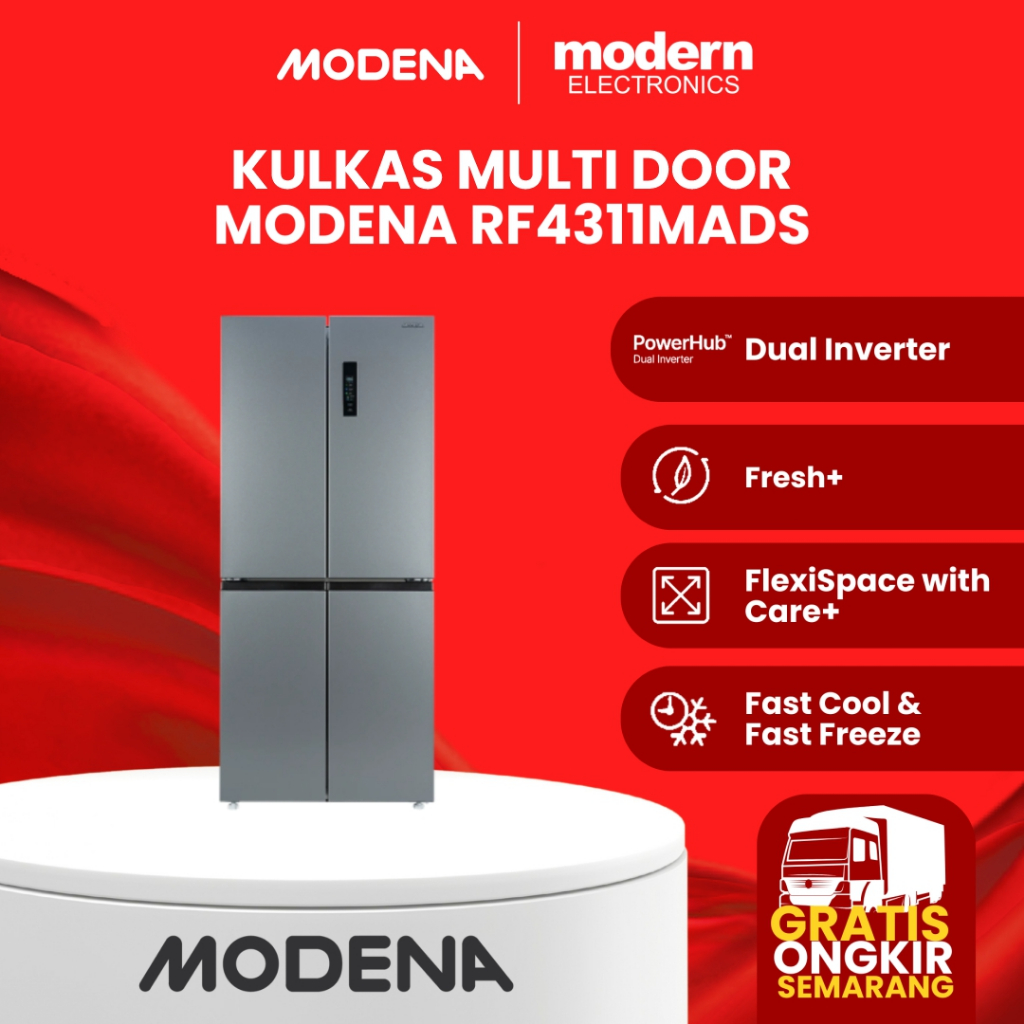 MODENA KULKAS 4 PINTU RF 4311 MADS